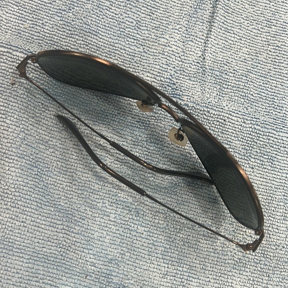 Used Ray-Ban Glossy Black Sunglasses RB3293 Aviator with scratches - Picture 5 of 6